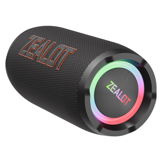 Enceinte Bluetooth Portable Extérieur 50W Bluetooth 5.2 Batterie 8000mAh Lumières RGB Appairage Stéréo