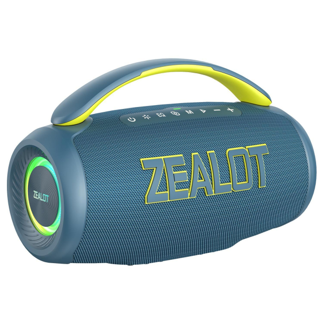 Enceinte Bluetooth Portable Outdoor 60W Bluetooth 5.3 Appairage Sans Fil Lumières RGB Batterie 8000mAh Grise - www.yonis-shop...