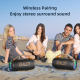 Enceinte Bluetooth Portable Outdoor 60W Bluetooth 5.3 Appairage Sans Fil Lumières RGB Batterie 8000mAh Grise - www.yonis-shop...