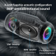 Enceinte Bluetooth Portable Outdoor 60W Bluetooth 5.3 Appairage Sans Fil Lumières RGB Batterie 8000mAh Grise - www.yonis-shop...