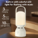 Enceinte Bluetooth Extérieure 5W Avec Éclairage LED 11 Modes Batterie 2400mAh Beige - www.yonis-shop.com