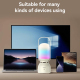 Enceinte Bluetooth Extérieure 5W Avec Éclairage LED 11 Modes Batterie 2400mAh Beige - www.yonis-shop.com