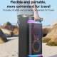 Enceinte Bluetooth Extérieure 40W Avec Micro Karaoke Et 7 Modes Lumineux Noire - www.yonis-shop.com
