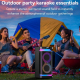 Enceinte Bluetooth Extérieure 40W Avec Micro Karaoke Et 7 Modes Lumineux Noire - www.yonis-shop.com