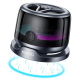 Enceinte Bluetooth Mini 3W Magnétique Avec Support Smartphone Éclairage RGB Et Fonction TWS Noire