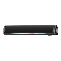 Enceinte Bluetooth De Bureau 10W Stéréo RGB Avec TF USB Et Entrée AUX Noir