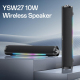 Enceinte Bluetooth De Bureau 10W Stéréo RGB Avec TF USB Et Entrée AUX Noir - www.yonis-shop.com