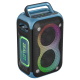 Enceinte Bluetooth Portable Extérieur 60W Basses Puissantes Batterie 8000mAh Éclairage RGB Stéréo Connectable - www.yonis-sho...
