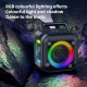 Enceinte Bluetooth Portable Extérieure 30W IPX6 Avec Basses RGB Batterie 6000mAh Et TWS - www.yonis-shop.com