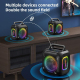Enceinte Bluetooth Portable Extérieure 30W IPX6 Avec Basses RGB Batterie 6000mAh Et TWS - www.yonis-shop.com