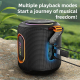 Enceinte Bluetooth Portable Extérieure 30W Stéréo Étanche IPX6 Avec Éclairage RGB Bleue - www.yonis-shop.com