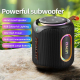 Enceinte Bluetooth Portable Extérieure 30W Stéréo Étanche IPX6 Avec Éclairage RGB Bleue - www.yonis-shop.com