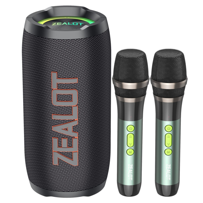 Enceinte Bluetooth Portable Extérieure 50W Avec 2 Microphones Batterie 8000mAh Bluetooth 5.2 RGB - www.yonis-shop.com