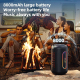 Enceinte Bluetooth Portable Extérieure 60W RGB Camouflage Batterie 8000mAh USB Carte Mémoire - www.yonis-shop.com
