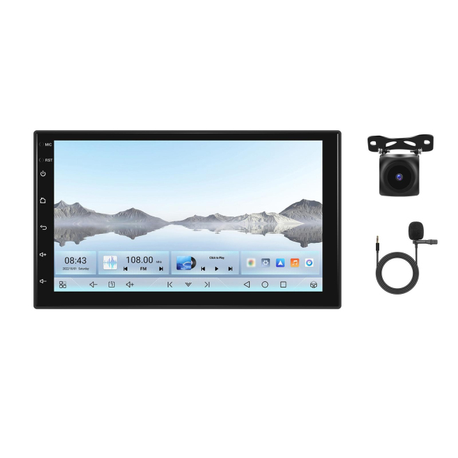 Autoradio Universel 7 Pouces CarPlay Sans Fil Android Auto 4 Go 64 Go GPS Écran IPS DSP - www.yonis-shop.com
