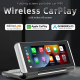 Autoradio MP5 Portable 6 86 Pouces Pliable CarPlay Sans Fil Android Auto Caméra De Recul 12 LED - www.yonis-shop.com