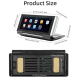 Écran Autoradio Portable 6 86 Pouces Pliable CarPlay Android Auto Sans Fil Caméra De Recul 4 LED - www.yonis-shop.com