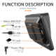 Écran CarPlay Sans Fil 7 Pouces Avec Caméra De Recul Android Auto Bluetooth WiFi Double Bande - www.yonis-shop.com
