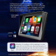 Écran CarPlay Sans Fil 7 Pouces Avec Caméra De Recul Android Auto Bluetooth WiFi Double Bande - www.yonis-shop.com