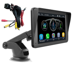 Écran CarPlay Sans Fil 7 Pouces Avec Android Auto Caméra De Recul HD 8 LED Et Installation Allume Cigare - www.yonis-shop.com