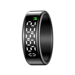 Bague Connectée Taille 11 Fréquence Cardiaque Sommeil Oxygène Sang Étanche IP68 5ATM