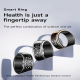Bague Connectée Taille 8 Suivi Cardiaque Sommeil Oxygène Sport IP68 5ATM Android iOS Rose - www.yonis-shop.com