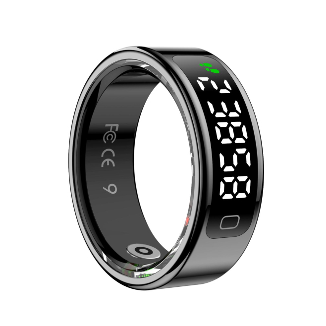Bague Connectée Taille 11 Suivi Cardiaque Oxygène Sang Sommeil Modes Sport Autonomie 7 Jours - www.yonis-shop.com