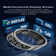 Bague Connectée Taille 12 Or Rose Fréquence Cardiaque Sommeil Oxygène Sanguin Sport Bluetooth 5.2 - www.yonis-shop.com