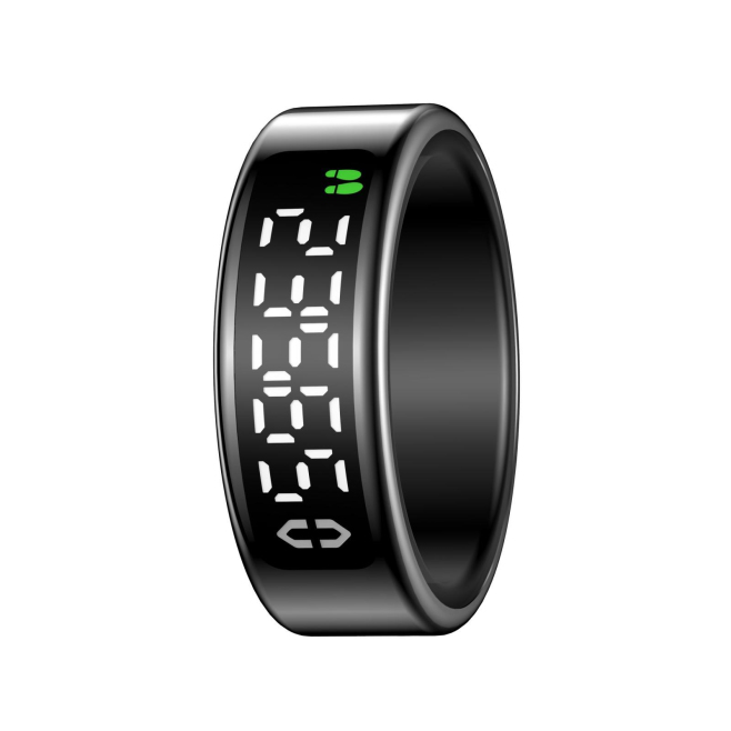 Bague Connectée Taille 13 Suivi Cardiaque Sommeil SpO2 Étanche IP68 5ATM Android iOS - www.yonis-shop.com