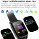Montre Connectée Sport Écran TFT 1 3 Pouces Autonomie 20 Jours Étanche IP67 Bluetooth 5 0 - www.yonis-shop.com