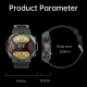 Montre Connectée Appels Bluetooth Écran IPS 1 39 Pouce Fréquence Cardiaque Pression Artérielle Oxygène Sang - www.yonis-shop.com