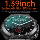 Montre Connectée Appels Bluetooth Écran IPS 1 39 Pouce Fréquence Cardiaque Pression Artérielle Oxygène Sang - www.yonis-shop.com