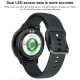 Montre Connectée Suivi Température Corporelle ECG IP68 Écran TFT 1 28 Pouces Autonomie 60 Jours - www.yonis-shop.com