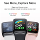 Bracelet Connecté Fitness Écran TFT 1 47 Pouce 100+ Modes Sport Cardiaque SpO2 IP68 Autonomie 10 Jours - www.yonis-shop.com