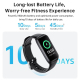 Bracelet Connecté Fitness Écran TFT 1 47 Pouce 100+ Modes Sport Cardiaque SpO2 IP68 Autonomie 10 Jours - www.yonis-shop.com