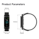 Bracelet Connecté Fitness Écran TFT 0 96 Pouce Fréquence Cardiaque SpO2 IP68 Autonomie 7 Jours - www.yonis-shop.com
