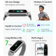 Bracelet Connecté Fitness Écran TFT 0 96 Pouce Fréquence Cardiaque SpO2 IP68 Autonomie 7 Jours - www.yonis-shop.com