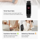 Bracelet Connecté Fitness Écran TFT 0 96 Pouce Fréquence Cardiaque SpO2 IP68 Autonomie 7 Jours - www.yonis-shop.com