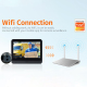 Judas Numérique WiFi 1080P Écran 4 3 Pouces Vision Nocturne Détection PIR Audio Bidirectionnel - www.yonis-shop.com