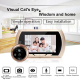 Viseur De Porte Numérique Avec Écran 4,5 Pouces Détection PIR Vision Nocturne Et Enregistrement HD 1080p - www.yonis-shop.com