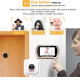 Viseur De Porte Numérique Avec Écran 4,5 Pouces Détection PIR Vision Nocturne Et Enregistrement HD 1080p - www.yonis-shop.com
