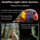 Monoculaire Vision Nocturne Chasse 4K WiFi Zoom 28X 64MP Avec Appels Animaux Et Kit 4 En 1 - www.yonis-shop.com
