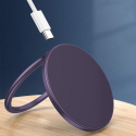 Chargeur Sans Fil Magnétique 15W Avec Support Anneau Réglable En Alliage D’Aluminium Violet Foncé - www.yonis-shop.com