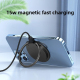 Chargeur Sans Fil Magnétique 15W Avec Support Anneau Réglable En Alliage D’Aluminium Violet Foncé - www.yonis-shop.com