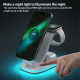 Chargeur Sans Fil 3 En 1 Qi2 15W Pour Téléphone Montre Et Écouteurs iOS Android - www.yonis-shop.com