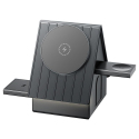 Station De Charge Sans Fil 3 En 1 15W Magn&eacute;tique Avec Chargeur Montre R&eacute;tractable - www.yonis-shop.com