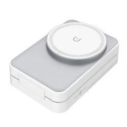Chargeur Sans Fil Magnétique 3 En 1 Vertical Pliable 15 W Avec Câble Type C