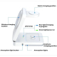 Chargeur Sans Fil Magnétique 3 En 1 Vertical Pliable 15 W Avec Câble Type C - www.yonis-shop.com