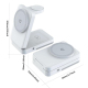 Chargeur Sans Fil Magnétique 3 En 1 Vertical Pliable 15 W Avec Câble Type C - www.yonis-shop.com