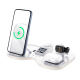 Station De Charge Sans Fil 3 En 1 Qi 15W Avec Horloge Et Levage Automatique - www.yonis-shop.com